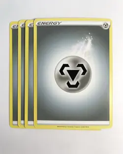 2020 Pokemon 4X Basic Metal Energy Cards - Image 2