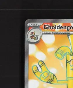 Gholdengo ex 231/182 Paradox Rift Full Art Ultra Rare Holo Pokemon Card NM - Image 3