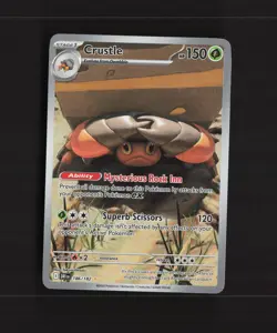 Crustle 186/182 Destined Rivals Full Art Ultra Rare Holo Pokemon Card LP+ - Image 1