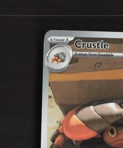 Crustle 186/182 Destined Rivals Full Art Ultra Rare Holo Pokemon Card LP+ - Image 3
