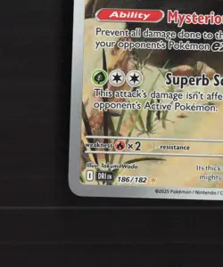Crustle 186/182 Destined Rivals Full Art Ultra Rare Holo Pokemon Card LP+ - Image 5