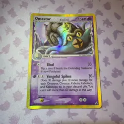 Omastar Delta Species Ex Holon Phantoms 2006 Holo Rare 13/110 Pokemon 13/110 HP - Image 1
