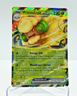 Pokemon TCG - Whimsicott EX 5/86 - White Flare - Double Rare - NM - Image 1