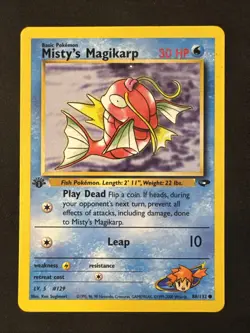 Misty's Magikarp 88/132 Gym Challenge Regular 1st Edition Pokemon MJ - Image 1