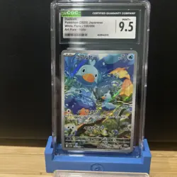 Ducklett 106/086 CGC 9.5 MINT+ 2025 Art Rare Holo White Flare Pokemon Japanese - Image 1
