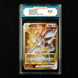 TQG 9.5 MINT+ 2022 Pokemon ENG Arceus VSTAR 184/172 SR - Image 1