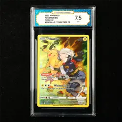 TQG 7.5 NM+ 2022 Pokemon ENG Pikachu TG05/TG30 FA - Image 1