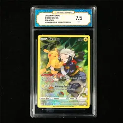 TQG 7.5 NM+ 2022 Pokemon ENG Pikachu TG05/TG30 FA - Image 2