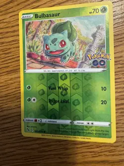Bulbasaur 001/078 Pokemon GO Reverse Holo - Image 1