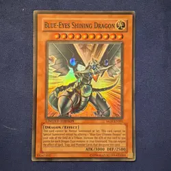 Yu-Gi-Oh! TCG Blue-Eyes Shining Dragon Limited Edition Super Rare MOV-EN001 - Image 1