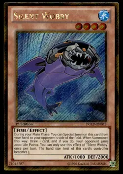 Yu-Gi-Oh! TCG Premium Gold 1st Ed #PGLD-EN013 Silent Wobby Gold Rare - Image 1
