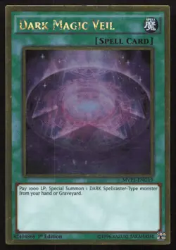 Yu-Gi-Oh TCG #MVP1-ENG19 Dark Magic Veil Gold Rare - Image 1