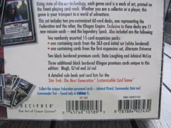 Star Trek Next Generation Klingon Two player Customizable Card Game Brand NEW - Image 3
