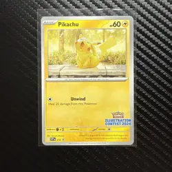 Pokemon 2024 Illustration Contest Promo Cards Feraligatr, Pikachu, Toxtricity EX - Image 3