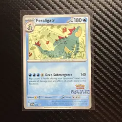 Pokemon 2024 Illustration Contest Promo Cards Feraligatr, Pikachu, Toxtricity EX - Image 4