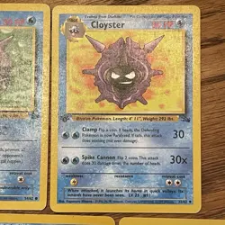 1st Edition Fossil 1999 Pokemon Card Lot 8 Cards Vintage WOTC - Image 4