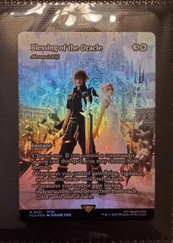 Blessing of the Oracle - Akroma's Will (Showcase) -Foil, MTG Final Fantasy - Image 1