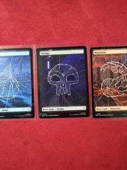 Full Art Land Set - Marvel’s Spider-Man SPM Magic The Gathering MTG Non Foil Lot - Image 3