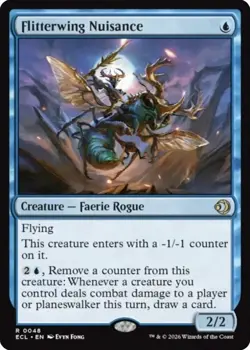 Flitterwing Nuisance (NM) Lorwyn Eclipsed MTG Discount: 5+ Magic Singles - Image 1