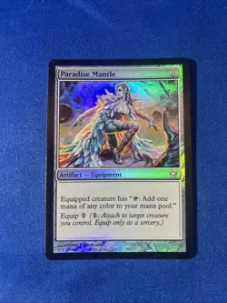 1x FOIL PARADISE MANTLE x1 Fifth Dawn Original LP MtG Magic fast shipping - Image 1