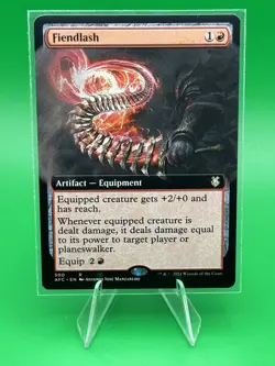MTG Commander: AFC - #31 Fiendlash (Extended Art) - NM - Image 1