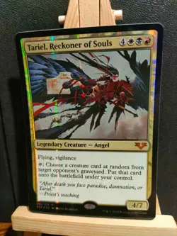 Tariel, Reckoner of Souls FOIL - From the Vault: Angel - LP to NM (see pics) MTG - Image 1