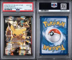 2016 POKEMON XY BLACK STAR PROMO #XY124 FA/PIKACHU EX PSA 1 - Image 3