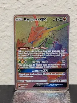Rayquaza GX - 177/168 - Secret Rare, English Pokemon Celestial Storm - Image 1