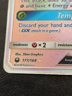 Rayquaza GX - 177/168 - Secret Rare, English Pokemon Celestial Storm - Image 5
