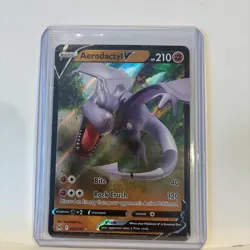 2022 Pokemon Aerodactyl V 092/196 Lost Origin Holo - Image 2