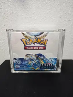 SWSH Silver Tempest Booster Box Sealed & Acrylc Case Pokemon TCG - Image 1