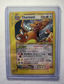Charizard Crystal Type Skyridge 146/144 Secret Rare Holo Pokemon 2003 - Image 1
