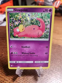 Slowpoke 5/12 Confetti Holo 2018 McDonalds Promo Pokemon TCG - Image 1