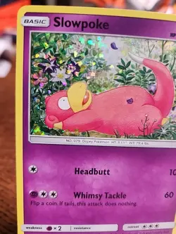 Slowpoke 5/12 Confetti Holo 2018 McDonalds Promo Pokemon TCG - Image 2