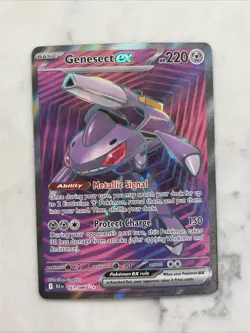 Genesect ex 161/086 Ultra Rare Full Art (FA) - Pokemon TCG Black Bolt - NM - Image 1