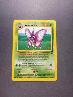 Pokemon TCG - Venomoth - Base Set 2 Unlimited - 31/130 - Wizards 1999-2000 - Image 1