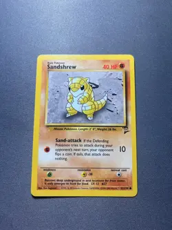 Pokemon TCG - Sandshrew - Base Set 2 Unlimited - 91/130 - 1999-2000 Wizards - Image 1