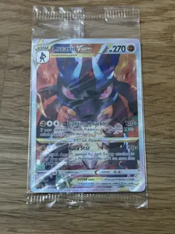 Sealed Pokemon TCG Lucario VSTAR SWSH291 Black Star Promo Full Art Bsp - Image 1
