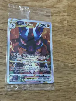 Sealed Pokemon TCG Lucario VSTAR SWSH291 Black Star Promo Full Art Bsp - Image 2