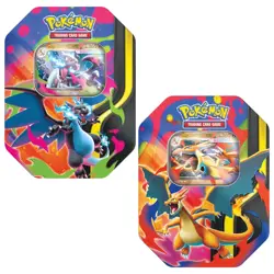 Pokemon TCG - Mega Charizard ex Tin (Set of 2 Tins) - Brand New Sealed - Image 1