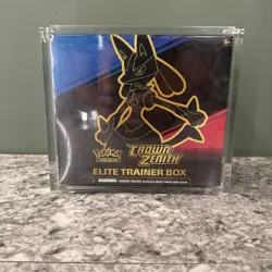 Pokemon TCG Crown Zenith ETB Elite Trainer Box New Sealed with Protective Case - Image 1
