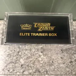 Pokemon TCG Crown Zenith ETB Elite Trainer Box New Sealed with Protective Case - Image 2