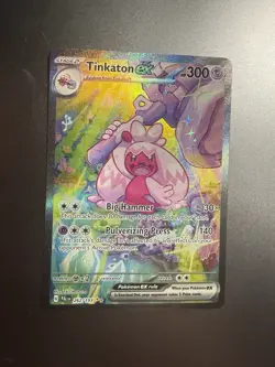 Pokemon TCG Tinkaton ex 262/193 Paldea Evolved Illustration Rare Full Art (E808 - Image 3