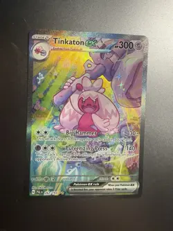 Pokemon TCG Tinkaton ex 262/193 Paldea Evolved Illustration Rare Full Art (E808 - Image 4