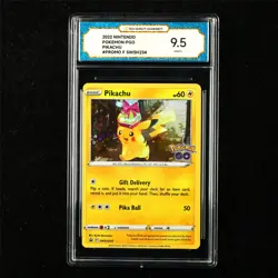 TQG 9.5 MINT+ 2022 Pokemon ENG Pikachu SWSH234 Promo - Image 1