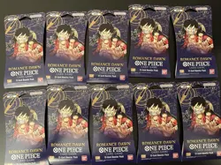 One Piece Romance Dawn OP-01 Pre Errata Sleeved Booster 10x Packs - Image 1
