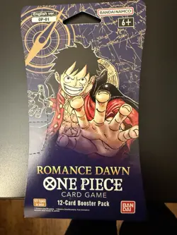 One Piece Romance Dawn OP-01 Pre Errata Sleeved Booster 10x Packs - Image 3