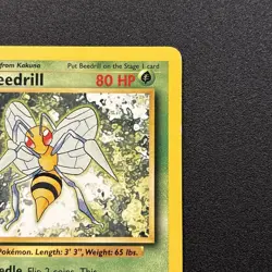 Beedrill 017/102 Base Set Vintage WoTC Pokemon Card Near Mint NM - Image 4