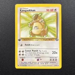 Kangaskhan 21/64 Jungle 1st Edition Non-Holo WOTC Pokemon Card Near Mint NM - Image 1