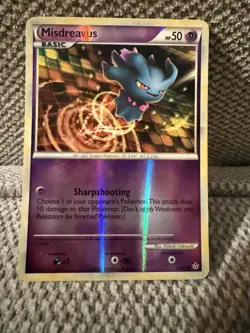 Misdreavus 54/95 Unleashed Reverse Holo Pokemon Card LP - Image 1